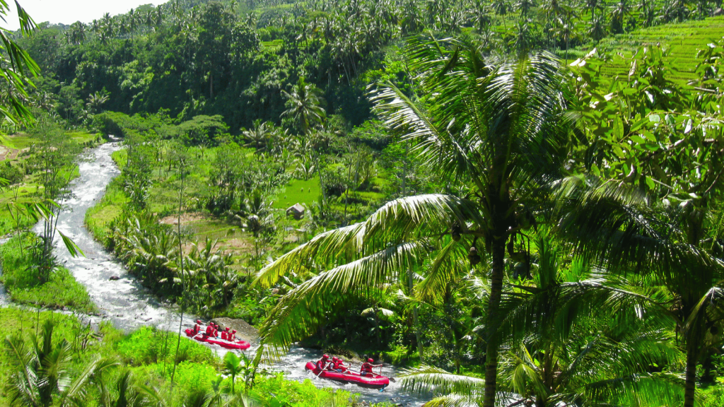 rafting in bali