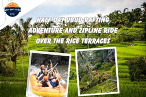 Half Day Ubud Rafting Adventure and Zipline Ride Over the Rice Terraces