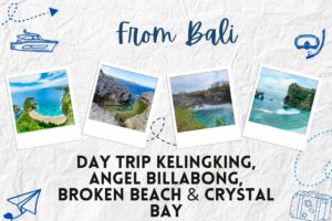From Bali: Day Trip Kelingking, Angel Billabong, Broken Beach & Crystal Bay
