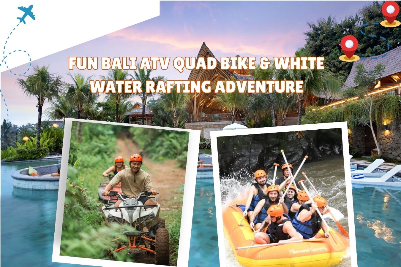 Fun Bali ATV Quad Bike & White Water Rafting Adventure