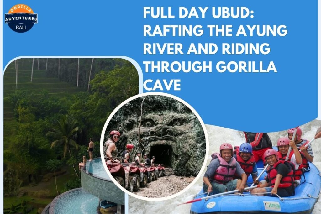 Full Day Ubud: Rafting the Ayung River and Riding Through Gorilla Cave